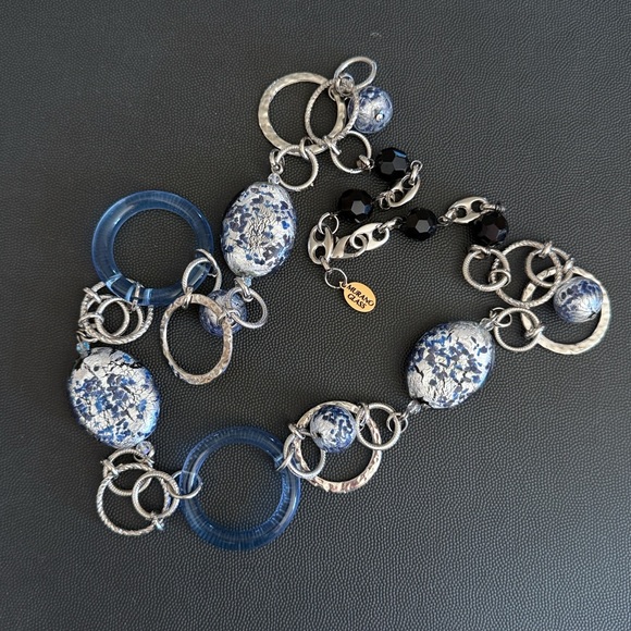 Italian style Murano glass necklace - Picture 2 of 4